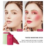 3-in-1 Multi-function Blush Stick High Color Make Up Waterproof Blusher Cream Easy Color Rouge Brusher Matte Contour Makeup - Image 2