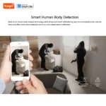 Tuya Smart 1080p Wi-Fi Smart Home Security Camera 2MP, HD,Real-time APP Alerts, 2-Way Audio, with Motion Tracking for Baby & Pet - Image 5