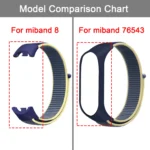 Nylon Loop for xiaomi Mi Band 9 Strap SmartWatch Wristband Correa Replacement sport pulsera for Miband 10 9 8 7 6 5 4 Bracelet - Image 3