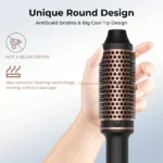 Valentine Gift Hair Curler Straightener Electric Hair Brushes Hot Comb Professional Curling Iron Heated Anti-Scald Thermal Brush - Image 4