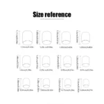 24 Square Short Fake Nails +1 Nail File +1 Piece of Jelly Glue - Image 6
