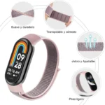 Nylon Loop for xiaomi Mi Band 9 Strap SmartWatch Wristband Correa Replacement sport pulsera for Miband 10 9 8 7 6 5 4 Bracelet - Image 2
