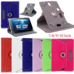 360 Degree Rotating Universal Tablet Case PU Leather Cover For Samsung Galaxy Tab 7 8 9 10.1 inch Android Tablet PC - Image 2