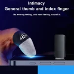 2 Pcs Mobile Game Fingertip Gloves Sweatproof Anti-slip Touch Screen Finger Sleeve Breathable Gaming Fingertip Cover For Gamer - Image 4