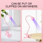 Nail LED UV Lamp for Drying Gel Nails Polish Clip-On Flexible Desk Mini Portable USB Nail Lamp UV Light Dryer for Manicure Salon - Image 2