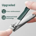 New Nail Clippers Set 4 PCs with Rotating Leather Bag Professional Trimmer Pedicure Care Tools Manicure Set Home Care Gift - Image 2