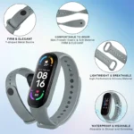 Watch Strap For Xiaomi Mi Band 7 6 5 4 3 Wristband Silicone Bracelet Wrist Straps correa Mi Band 6 7 5 4 Smartwatch Accessories - Image 2